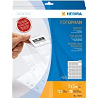 Herma - Fundas para diapositivas de 5 x 5 cm (245 x 300 mm)
